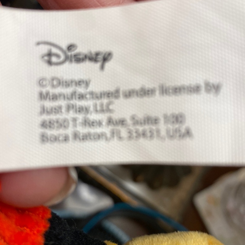 Mickey Mouse plush